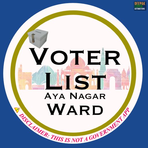 Voter List - Aya Nagar Ward logo