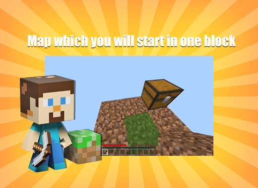 One Block Survival Map for Min Screen 2