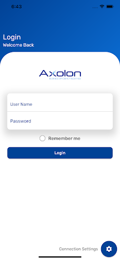 Axolon ERP Screen 2