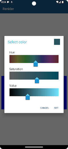 Android application Renkler Fon 2024 screenshort