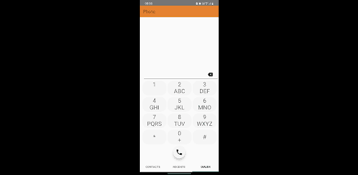 Android application Dialer screenshort