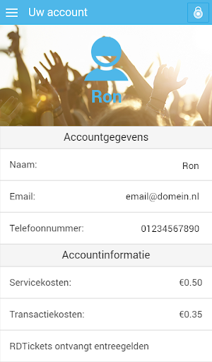 Android application RDTickets Manager screenshort