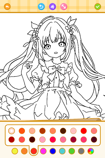Anime Color - Trò chơi tô màu Mod Mở Khóa VIP