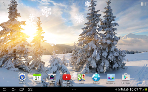 Winter Live Wallpaper Captura de pantalla