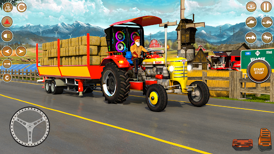 3 d を運転する米国の農業用トラクター