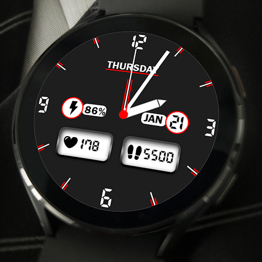 Key A001 Analog Watch Face