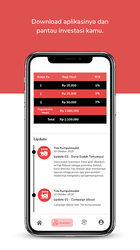 Kumpulmodal  Bantu Pedagang Sambil Investasi