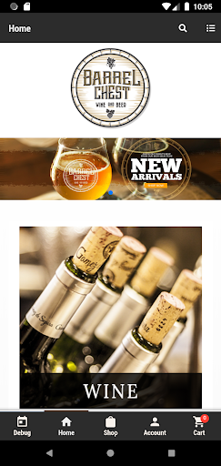 Android application Barrel Chest Wine & Beer screenshort