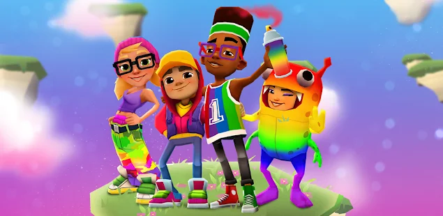 Mapa nas Nuvens - Subway Surfers Mod APK 2.17.2 (Dinheiro infinito) - Mapa  nas Nuvens