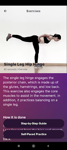 Screenshot of move: mirror Home Exercises