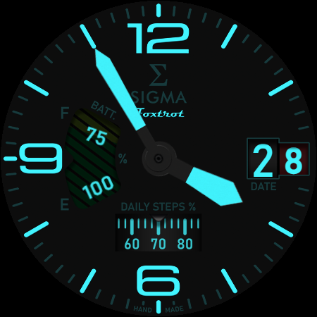 SIGMA Foxtrot - watch face screenshot 8
