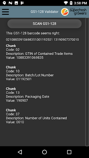 Android application Traceability Tools screenshort