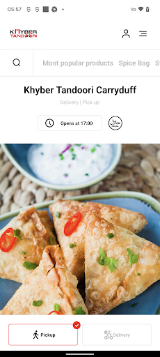 Android application Khyber Tandoori Carryduff screenshort