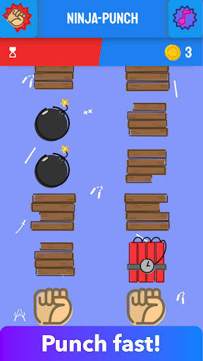 Android application Ninja-punch Ninja screenshort