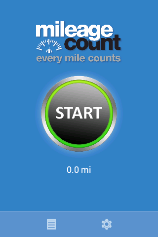 Android application MileageCount - track journeys screenshort