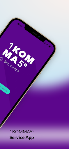 1KOMMA5° Service App Screen 2