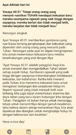 Ayat Alkitab Harian + Renungan Screen 3