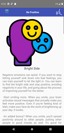 Be Positive Screen 3
