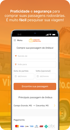 Android application Viaje Mais Barato screenshort