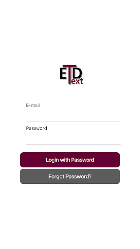 Android application ETextd screenshort