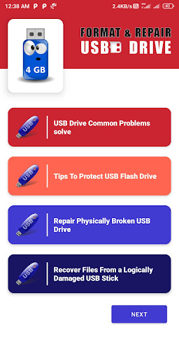 Format and repair corrupt usb