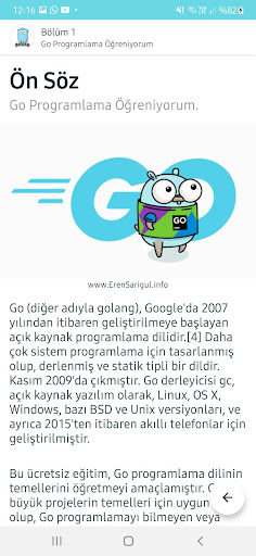 Go Programlama Öğreniyorum Screen 3