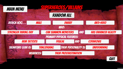 Concept Generator Design This