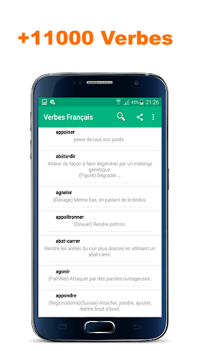 Conjugaison - Verbes Français Screen 2