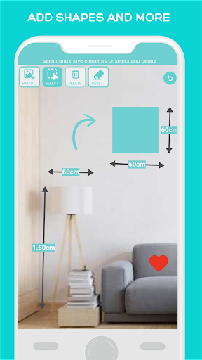 Android application simple photo Measure Dimension screenshort