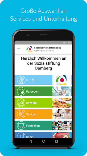 Android application Sozialstiftung Bamberg screenshort