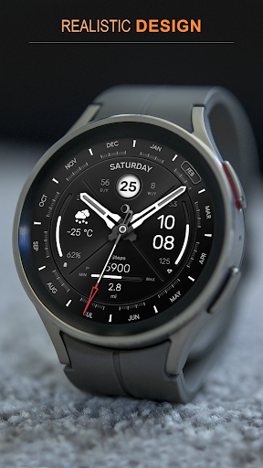 WFP 307 Modern watch face screenshot 38