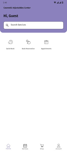 Android application Cosmetic Injectables Center screenshort