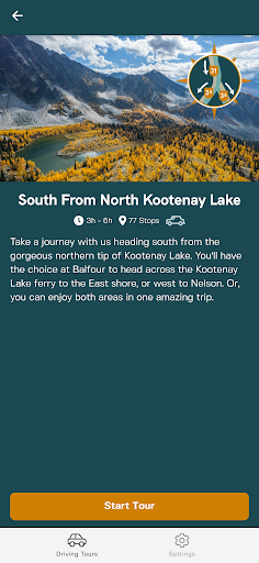 Kootenay Lake Road Trip Screen 2