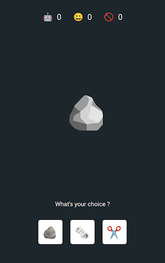Android application Rock Paper Scissors screenshort