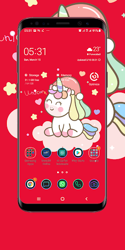 Cute Red Wallpaper Screen 3
