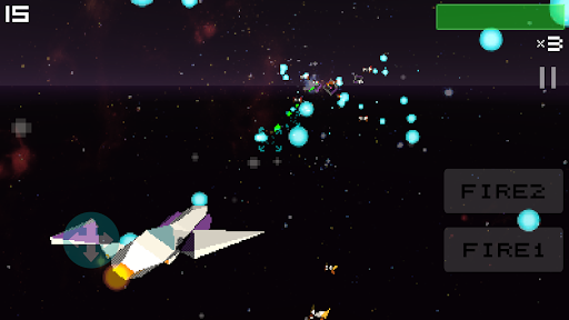 Android application Retro Space Rail Shooter Demo screenshort