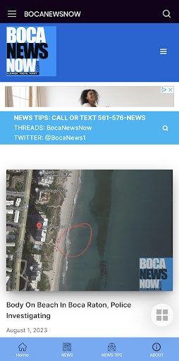 Android application BocaNewsNow.com screenshort