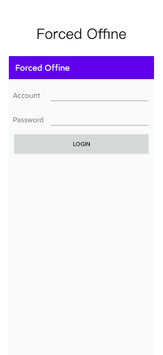 Android application Offline Forced -- By Broadcast screenshort