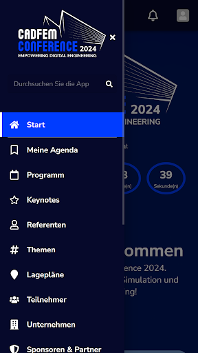 Android application CADFEM Conference 2024 screenshort
