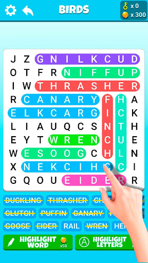 Word Search Screen 3