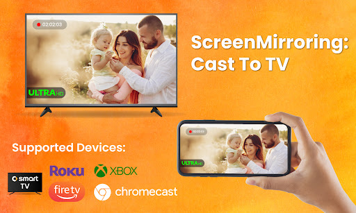 Android application Screen Mirroring: Cast To TV screenshort