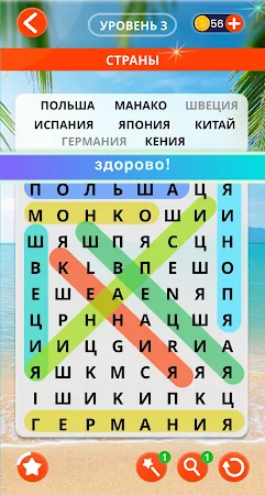 Game screenshot Поиск слов русский hack