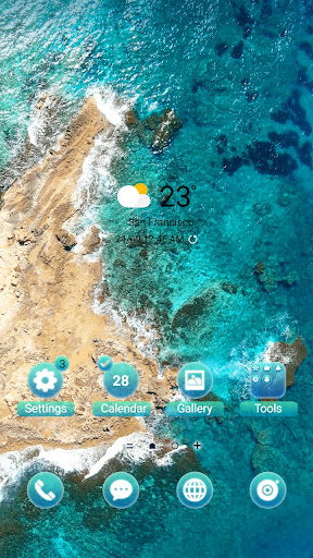 Android application Summer Emerald Sea - Wallpaper screenshort