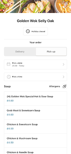 Golden Wok Selly Oak Screen 2