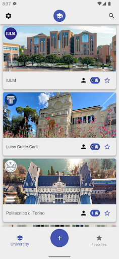 Android application UniQues screenshort