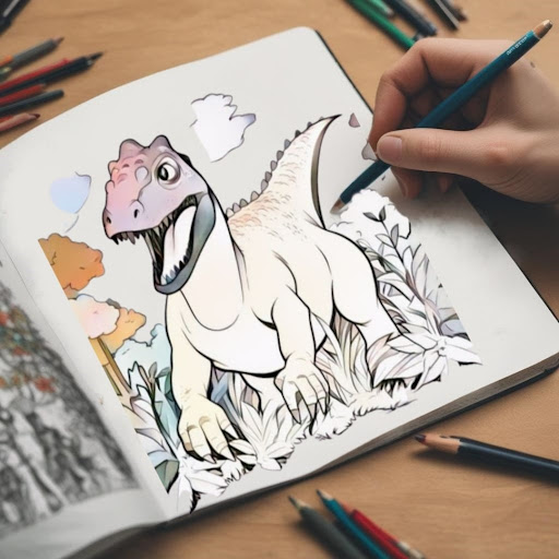 Coloring Dinosaurs screenshot 5