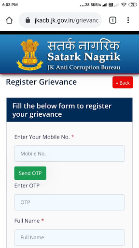 Satark Nagrik Anti Corruption Screen 3