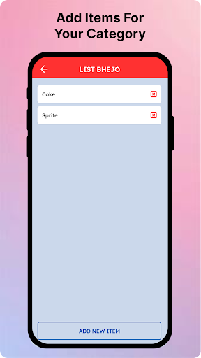 ListBhejo Screen 2
