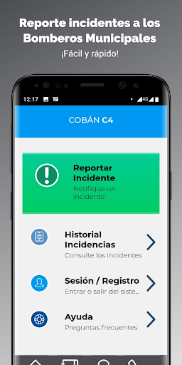 Android application Cobán C4 screenshort