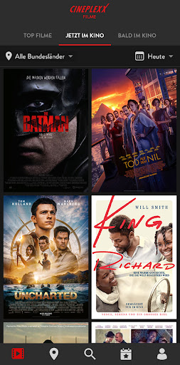 Android application Cineplexx screenshort